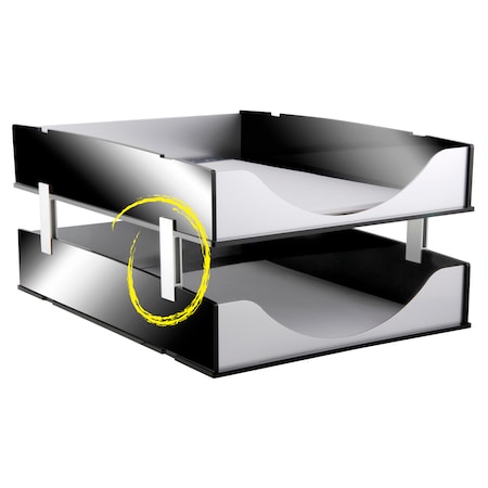 Kantek Aluminum Stackers for Letter Trays BA-311